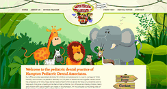 Desktop Screenshot of hamptonpediatricdental.com